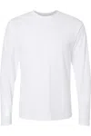 Tultex Unisex Premium Cotton Long Sleeve T-shirt In White