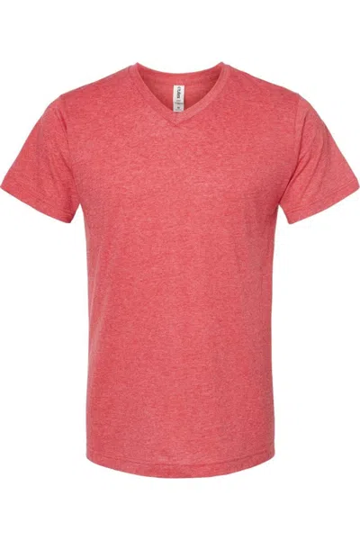 Tultex Unisex Poly-rich V-neck T-shirt In Multi