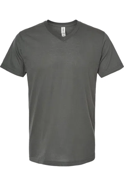 Tultex Unisex Poly-rich V-neck T-shirt In Pink