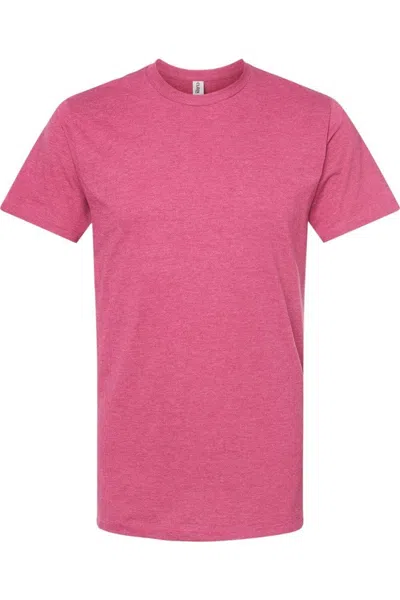 Tultex Unisex Premium Cotton Blend T-shirt In Pink