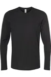 Tultex Unisex Premium Cotton Long Sleeve T-shirt In Black