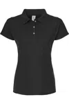 Tultex Women´s 50/50 Sport Polo In Black