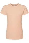 Tultex Women´s Classic Fit Fine Jersey T-shirt In Beige