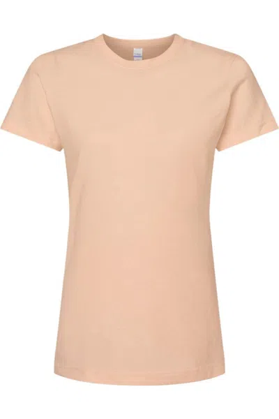 Tultex Women´s Classic Fit Fine Jersey T-shirt In Beige