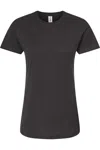 Tultex Women´s Classic Fit Fine Jersey T-shirt In Black