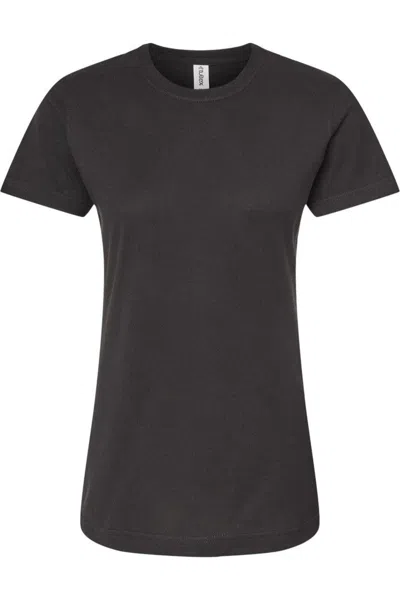 Tultex Women´s Classic Fit Fine Jersey T-shirt In Black