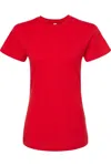 Tultex Women´s Classic Fit Fine Jersey T-shirt In Red