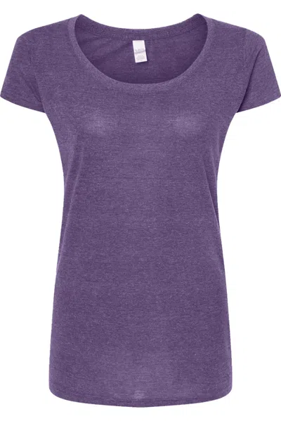 Tultex Women´s Poly-rich Scoop Neck T-shirt In Multi