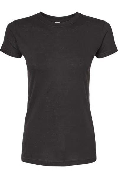 Tultex Women´s Poly-rich Slim Fit T-shirt In Black