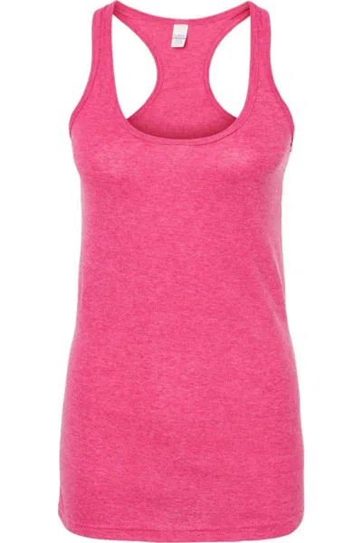 Tultex Women´s Poly-rich Racerback Tank Top In Pink