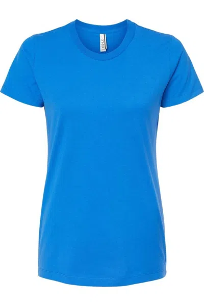 Tultex Women´s Premium Cotton T-shirt In Blue