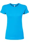 Tultex Women´s Slim Fit Fine Jersey T-shirt In Blue