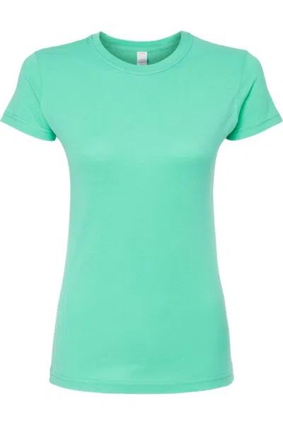 Tultex Women´s Slim Fit Fine Jersey T-shirt In Green