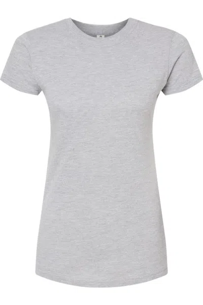 Tultex Women´s Slim Fit Fine Jersey T-shirt In Grey