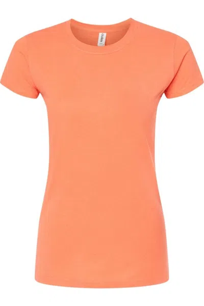 Tultex Women´s Slim Fit Fine Jersey T-shirt In Pink