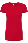 Tultex Women´s Slim Fit Fine Jersey T-shirt In Red