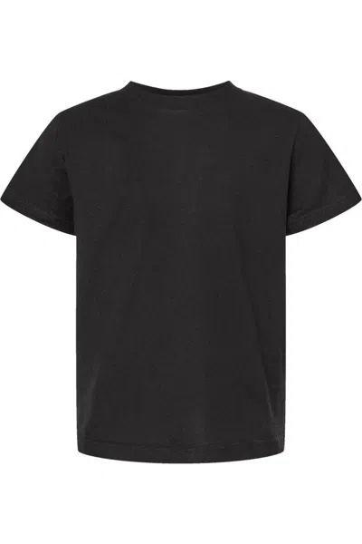 Tultex Kids' Youth Fine Jersey T-shirt In Black