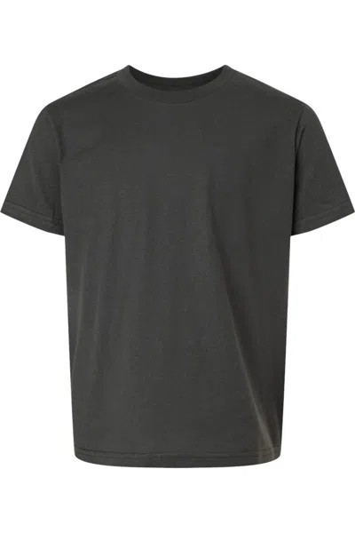 Tultex Kids' Youth Fine Jersey T-shirt In Black