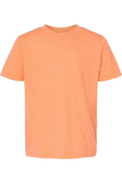 Tultex Kids' Youth Fine Jersey T-shirt In Orange