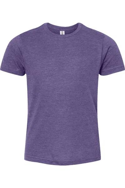 Tultex Kids' Youth Fine Jersey T-shirt In Purple