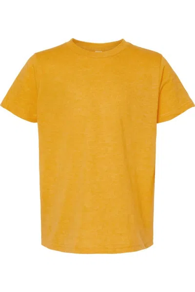 Tultex Kids' Youth Fine Jersey T-shirt In Yellow
