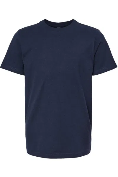 Tultex Kids' Youth Heavyweight T-shirt In Blue