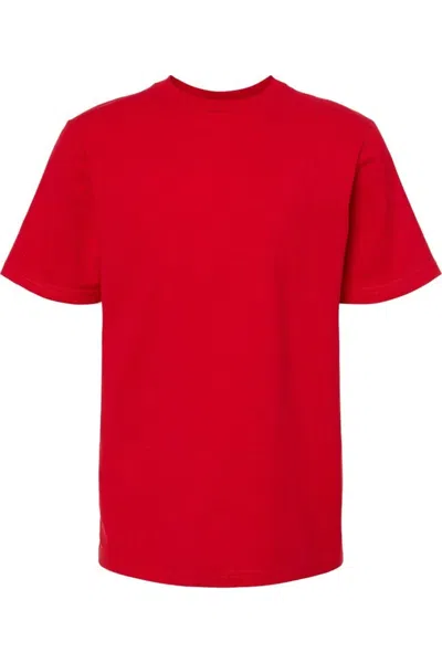 Tultex Kids' Youth Heavyweight T-shirt In Red