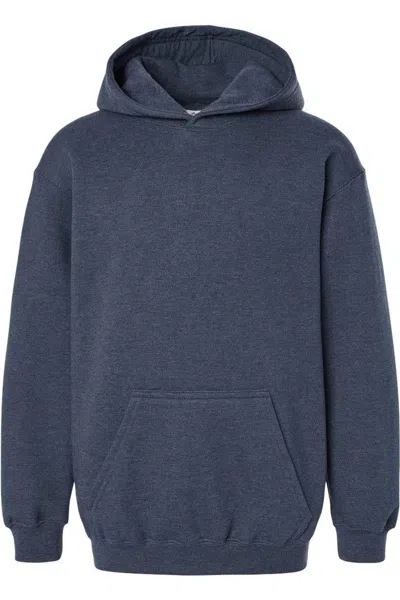 Tultex Kids' Youth Hooded Sweatshirt In Blue