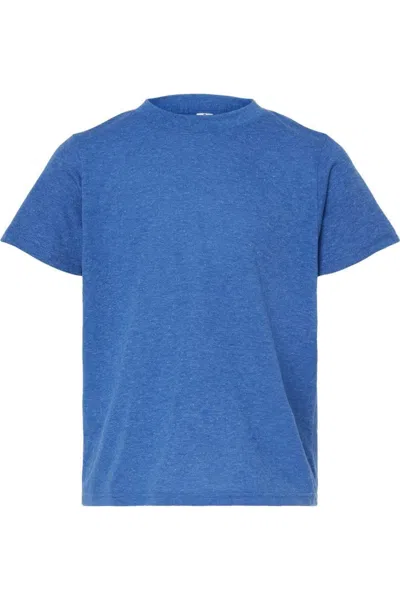 Tultex Kids' Youth Poly-rich T-shirt In Blue
