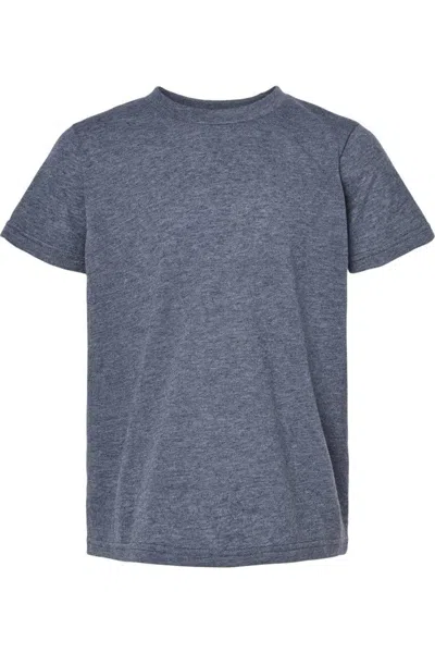 Tultex Kids' Youth Poly-rich T-shirt In Blue