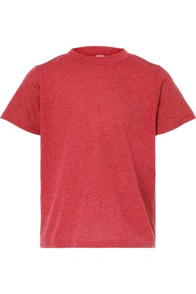 Tultex Kids' Youth Poly-rich T-shirt In Pink