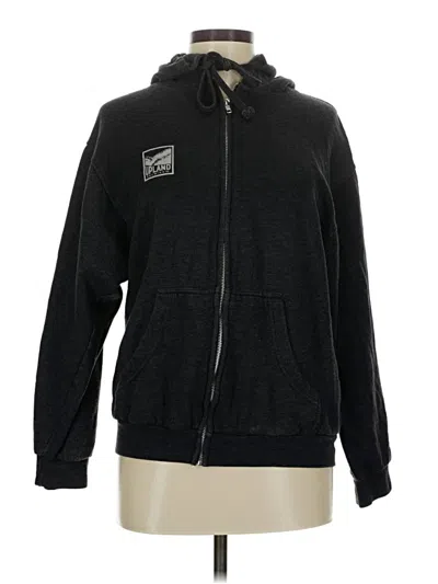 Pre-owned Tultex Zip Up Hoodie In Black