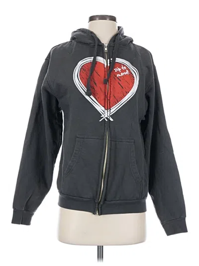 Pre-owned Tultex Zip Up Hoodie In Gray