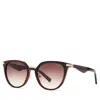 Tumi 004 Cat Eye Sunglasses, 52mm In Brown/brown Gradient