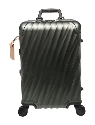 Pre-owned Tumi 17 Degree Aluminum Carry-on Suitcase In Green