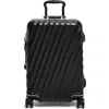 Tumi International Expandable 4 Wheeled Carry On Suitcase In Black Texture