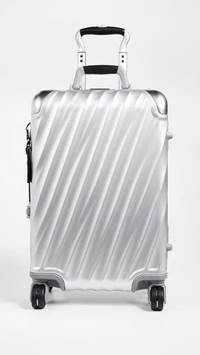 Tumi International Carry-on Aluminum Suitcase In Silver