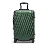 Tumi 19 Degree Aluminum International Carry On In Texture Forest Green