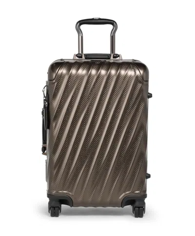Tumi 19 Degree Aluminum International Carry-on In Textured Gunmetal
