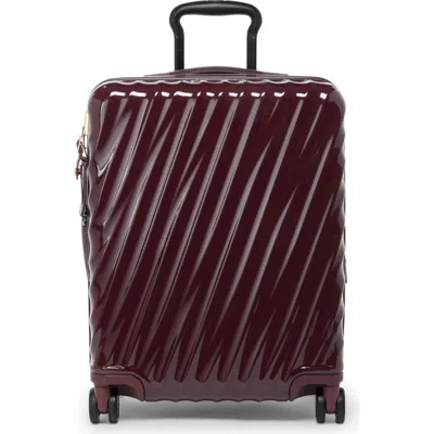 Tumi 19 Degree Continental Expandable 4-wheel Carry-on In Burgundy
