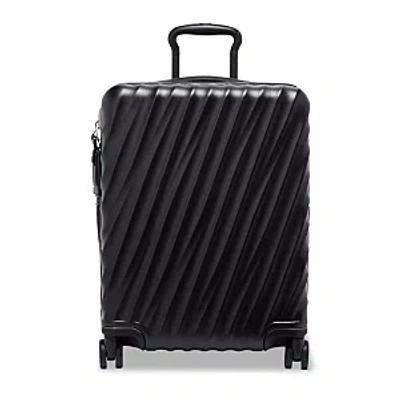 Tumi 19 Degree Continental Expandable 4-wheel Carry-on In Matte Black Texture