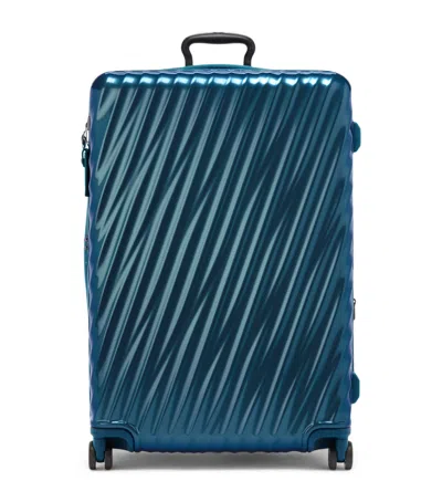 Tumi 19 Degree Extended Trip Check-in Suitcase In Blue