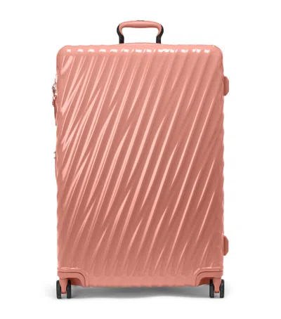 Tumi 19 Degree Extended Trip Check-in Suitcase In Pink