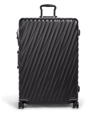 Tumi 19 Degree Frame Extended Trip 4 Wheeled Packing Case In Black Texture