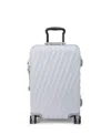 Tumi International Expandable 4 Wheeled Carry On Suitcase In Pearl Grey Texture