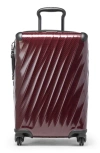 Tumi 19 Degree Lite 22-inch International 4 Wheel Carry-on Bag In Burgundy