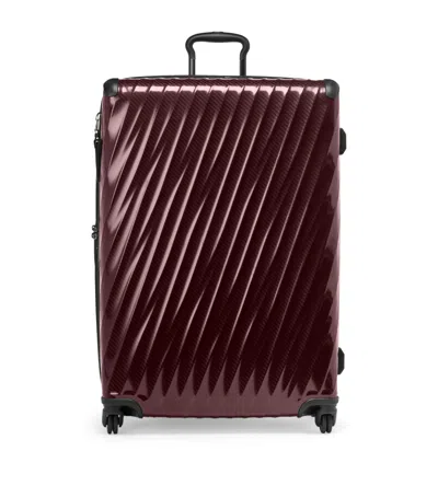 Tumi 19 Degree Lite Extended Trip Check-in Suitcase In Red