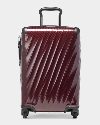 Tumi 19 Degree Lite International Carry-on Luggage In Burgundy