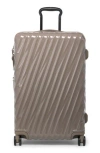 Tumi 19 Degree Medium Expandable Checked Hardside Suitcase In Blue