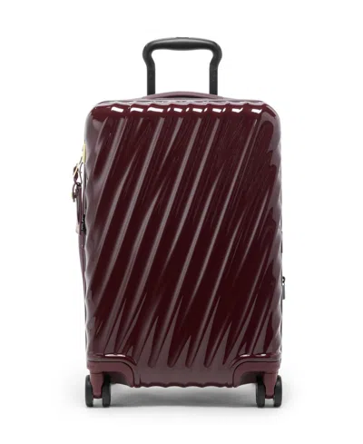 Tumi 21.8" International Expandable Carry-on Spinner In Burgundy